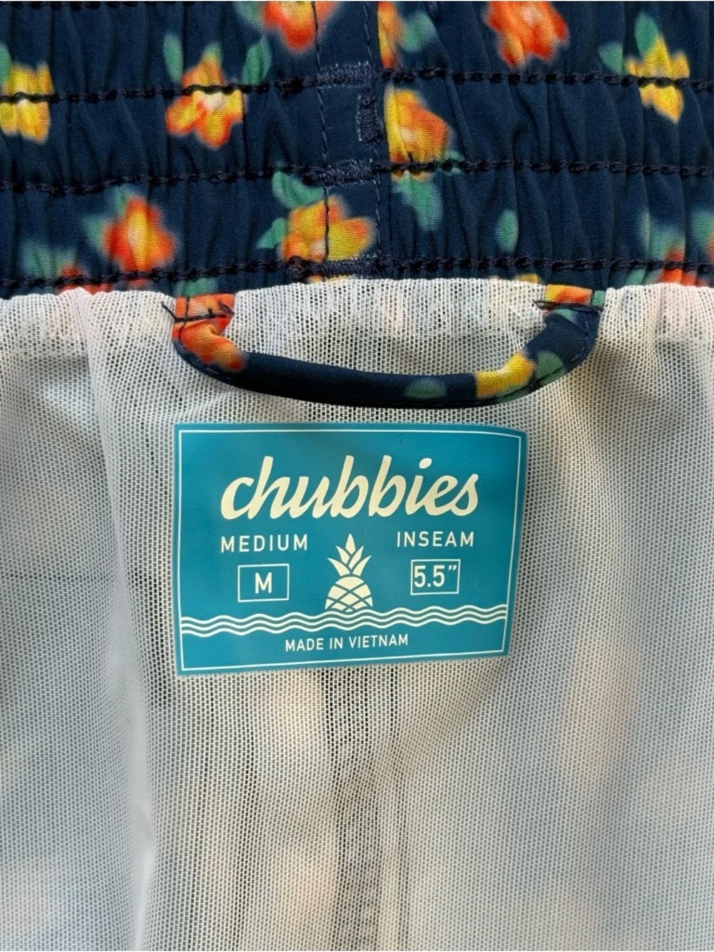 Chubbies Mens “Flowers In Motion” 5.5